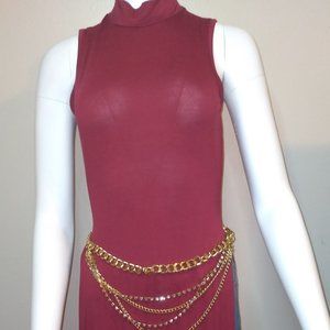 Burgundy Maxi Top
